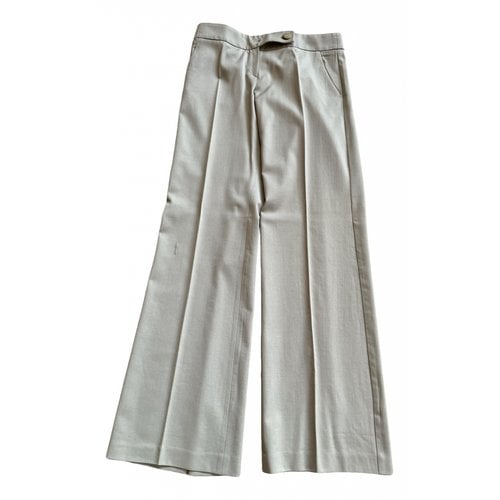 Pre-owned Emporio Armani Wool Straight Pants In Other