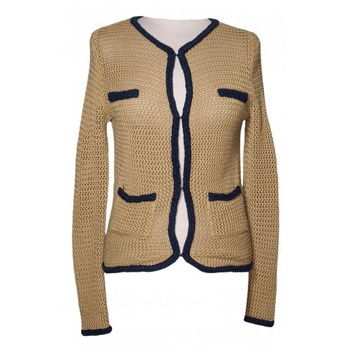 Pre-owned Maje Cardigan In Brown