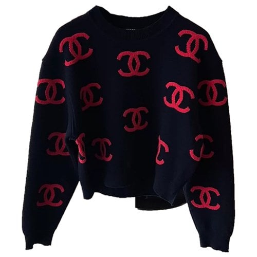 Pre-owned Chanel Cashmere Jumper In Red