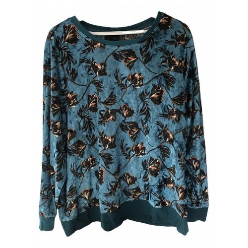 Pre-owned Nanette Lepore Sweatshirt In Turquoise