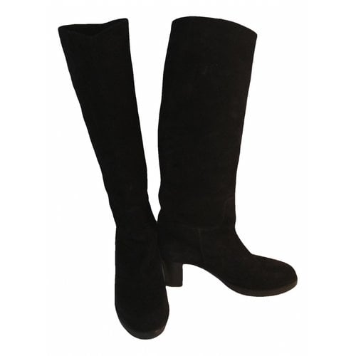 Pre-owned Buttero Boots In Black