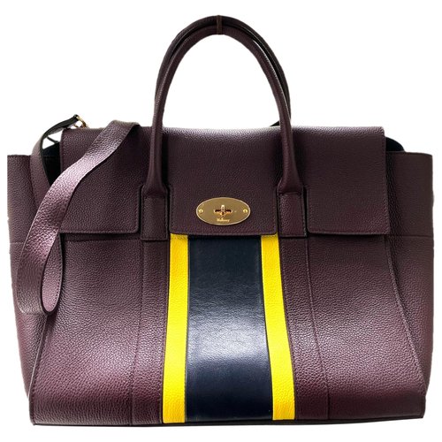 Pre-owned Mulberry Bayswater Leather Handbag In Multicolour