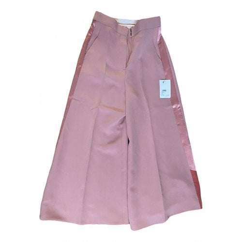 Pre-owned Roksanda Trousers In Pink
