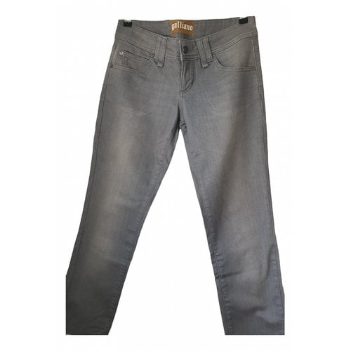 Pre-owned Galliano Large Jeans In Grey