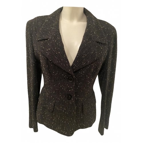 Pre-owned Donna Karan Skirt Suit In Anthracite