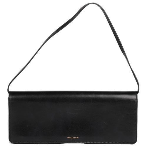 Pre-owned Saint Laurent Leather Handbag In Black