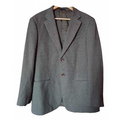 Pre-owned Armani Collezioni Wool Suit In Brown
