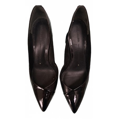 Pre-owned Stella Luna Patent Leather Heels In Black