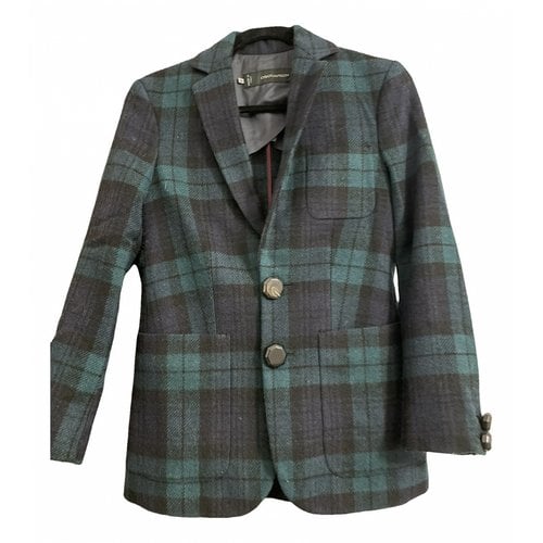 Pre-owned Dsquared2 Wool Blazer In Green