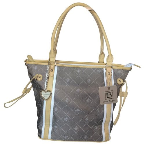 Pre-owned Laura Biagiotti Handbag In Brown