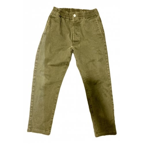 Pre-owned Bonsai Trousers In Green