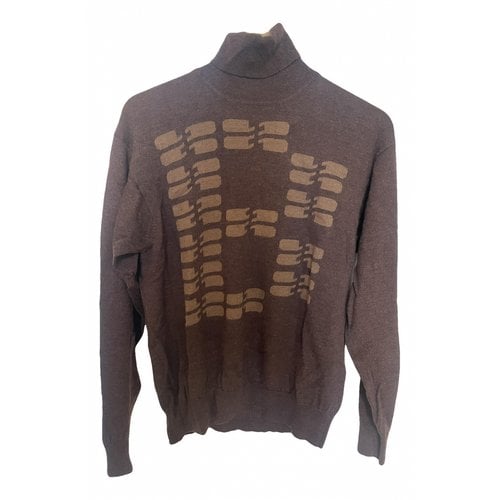 Pre-owned Balenciaga Cashmere Shirt In Brown