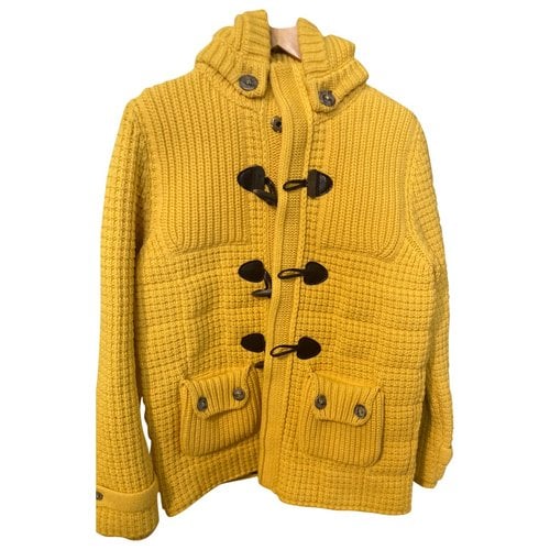 Pre-owned Bark Wool Vest In Yellow