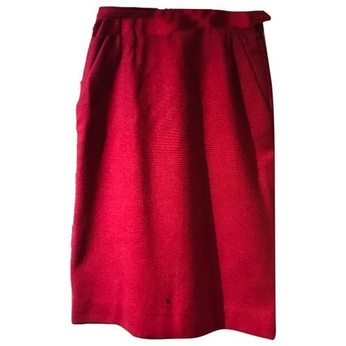 Pre-owned Saint Laurent Wool Mid-length Skirt In Other