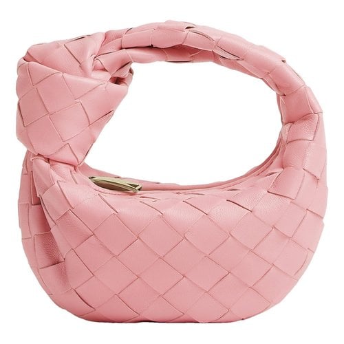 Pre-owned Bottega Veneta Jodie Leather Handbag In Pink