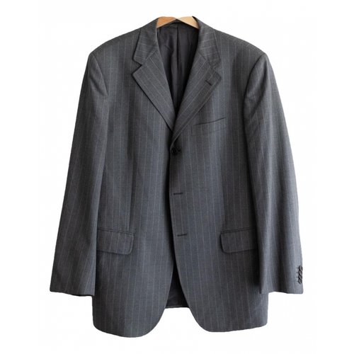 Pre-owned Brooksfield Wool Vest In Grey