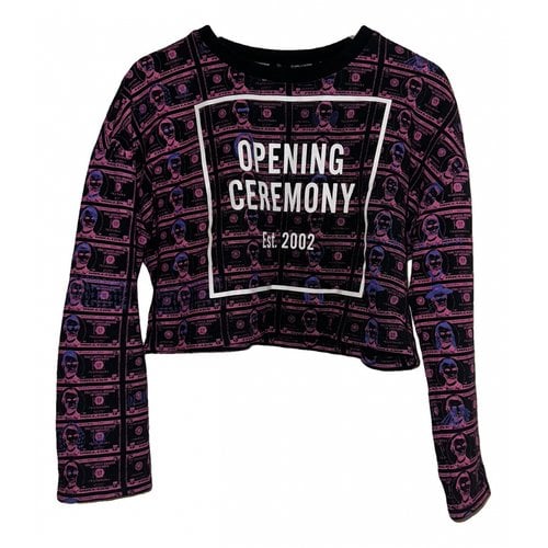Pre-owned Opening Ceremony Jersey Top In Purple
