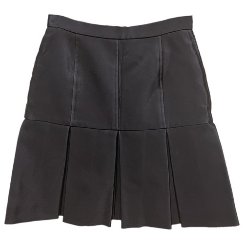 Pre-owned Fendi Mini Skirt In Navy