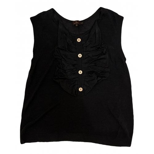 Pre-owned Mulberry Silk Vest In Black