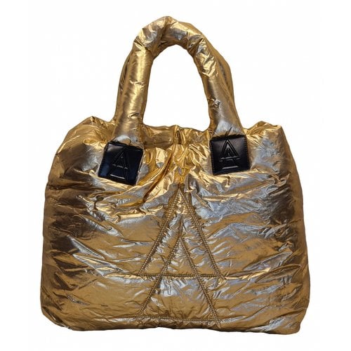 Pre-owned Elena Iachi Cloth Handbag In Gold