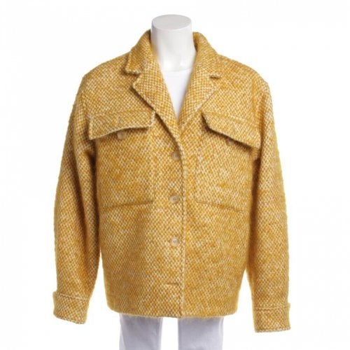 Pre-owned Anine Bing Wool Jacket In Yellow