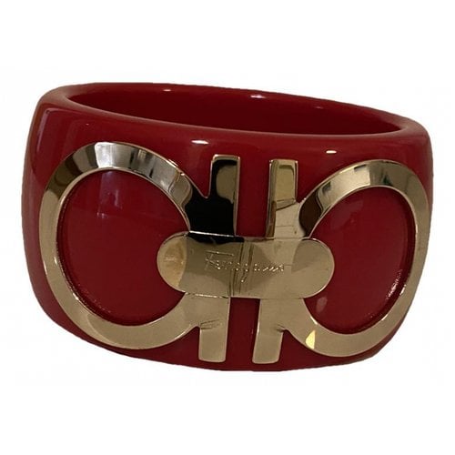 Pre-owned Ferragamo Bracelet In Red