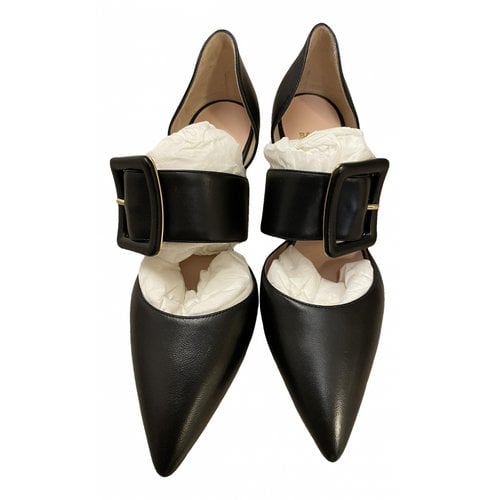 Pre-owned Bally Leather Heels In Black