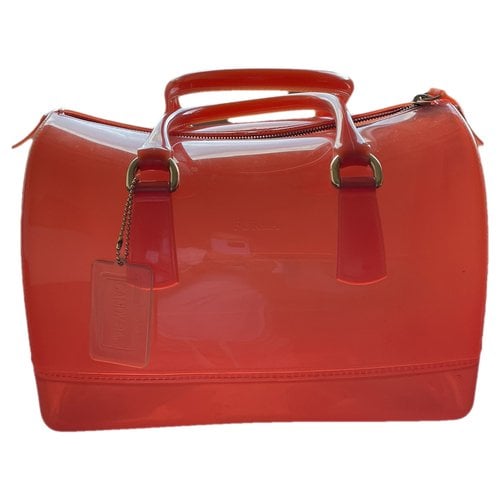 Pre-owned Furla Candy Bag Handbag In Orange