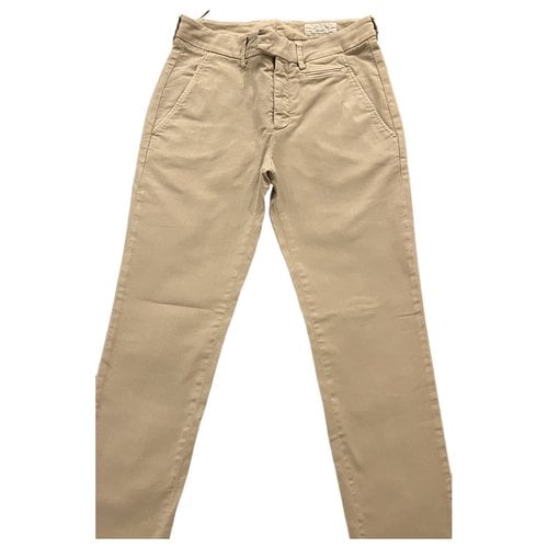 Pre-owned Incotex Chino Pants In Beige