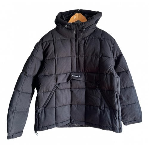 Pre-owned Timberland Cloth Puffer In Black