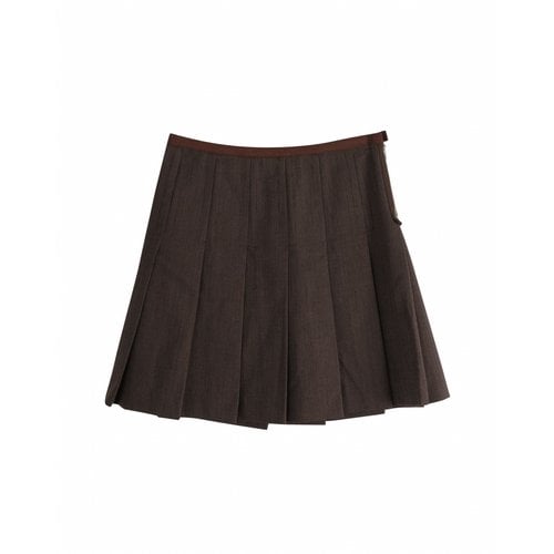 Pre-owned Marc Jacobs Wool Mid-length Skirt In Brown