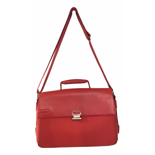 Pre-owned Piquadro Backpack In Red