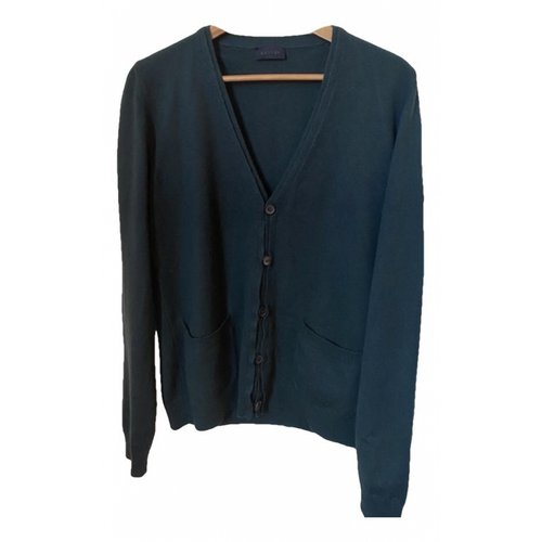 Pre-owned Lanvin Cashmere Cardigan In Green