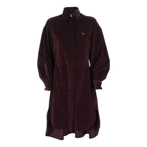 Pre-owned Etro Mid-length Dress In Burgundy