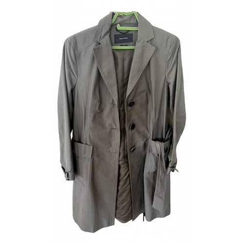 Pre-owned Marc O'polo Trench Coat In Grey