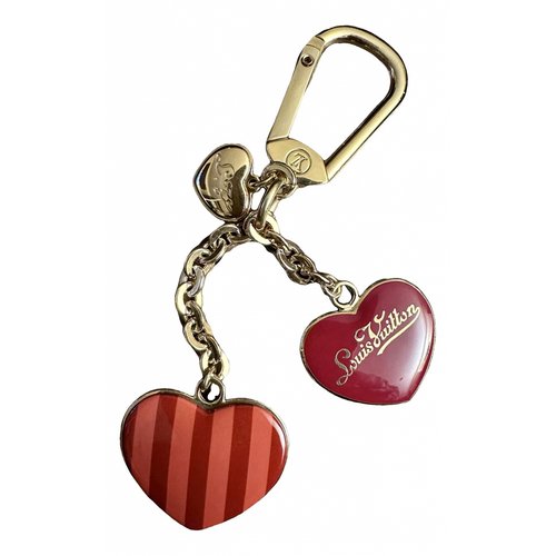 Pre-owned Louis Vuitton Bag Charm In Red