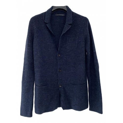 Pre-owned Roberto Collina Wool Pull In Blue