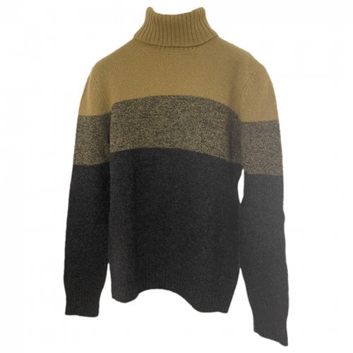 Pre-owned Gran Sasso Wool Jumper In Camel