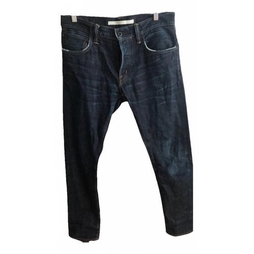 Pre-owned Mastercraft Union Slim Jean In Navy