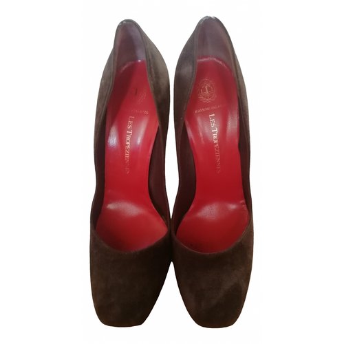 Pre-owned Les Tropeziennes Leather Heels In Brown