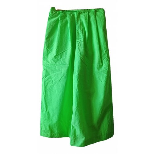 Pre-owned Mira Mikati Large Pants In Green