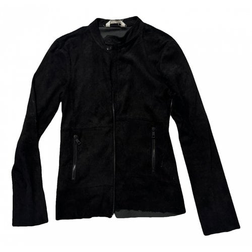 Pre-owned Giorgio Brato Leather Vest In Black