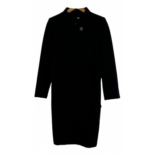 Pre-owned Saint Laurent Wool Coat In Black