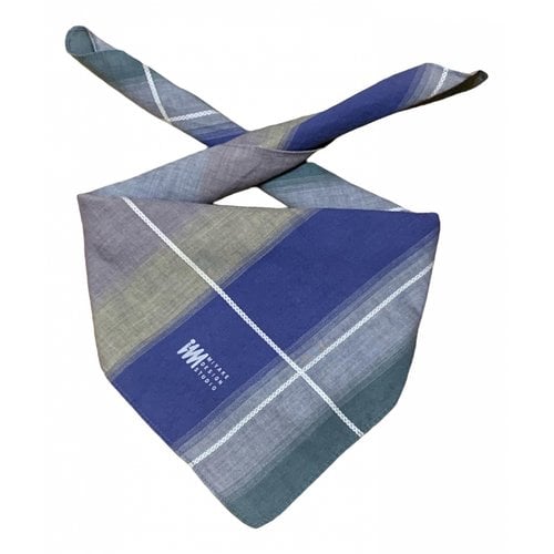 Pre-owned Issey Miyake Silk Handkerchief In Other