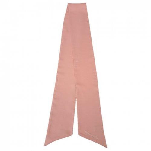 Pre-owned Tiffany & Co Silk Neckerchief In Pink