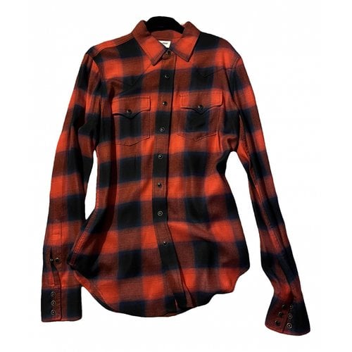Pre-owned Saint Laurent Shirt In Red