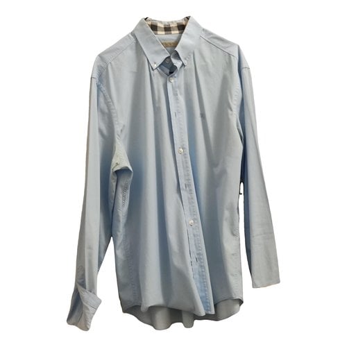 Pre-owned Burberry Shirt In Turquoise