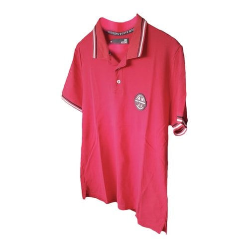 Pre-owned Moschino Polo Shirt In Red