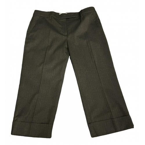 Pre-owned Marella Wool Short Pants In Brown