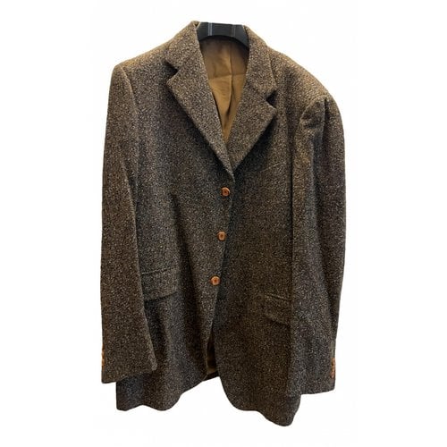 Pre-owned Etro Wool Vest In Brown